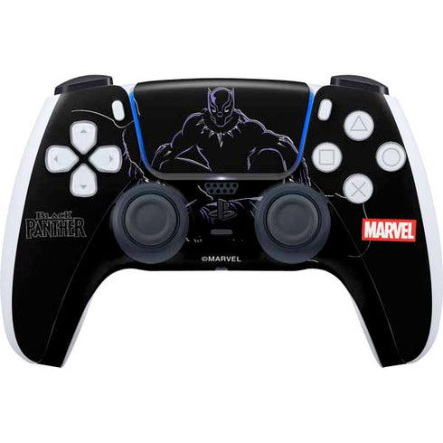 Marvel Black Panther Night Time Watch PS5 Controller Skin